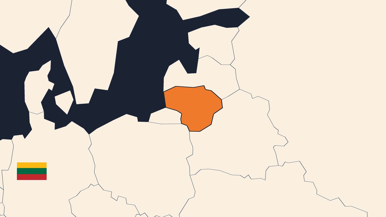 Map: Lithuania